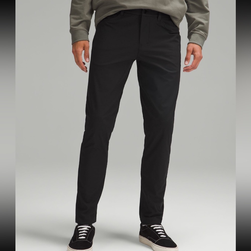 LULULEMON ABC slim fit black pants 28”